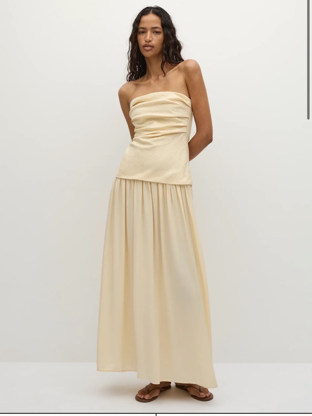 Faithfull the brand Dress Butter NWT - Picture 6 of 6